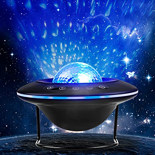 Sky Light,Star Projector Galaxy Night Light for Kids & Adult UFO Light Projector Star Light Lamp with Remote, Bluetooth Speaker and Timer, Gift for Baby Adults Bedroom, Gaming Room, Home and Party