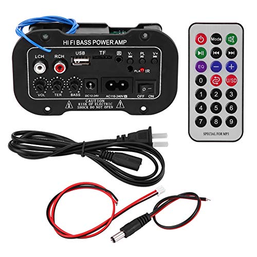 Bluetooth HiFi Amplifier, 5 Inch Auto Car Digital Bluetooth Amplifier HiFi Bass High Power Stereo Audio AMP