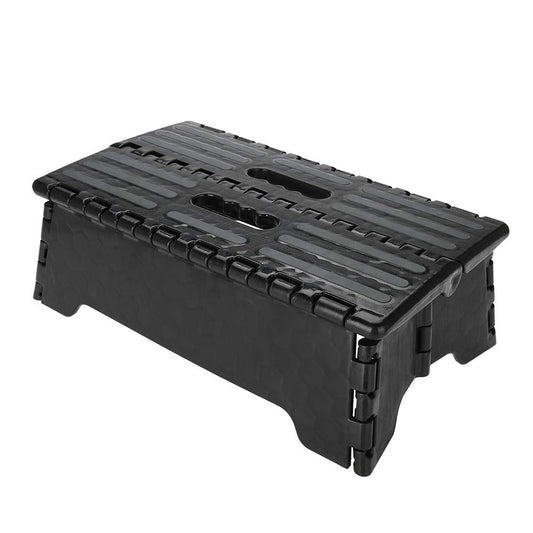 Folding Step Stool, Portable Step Riser Mobility Stepping Stool Non- Step Grips for Adult Elderly Kids, Lightweight Foldable Plastic Stool for Car Kitchen Bath, 14.9 x 8.5 x 5.1 inch