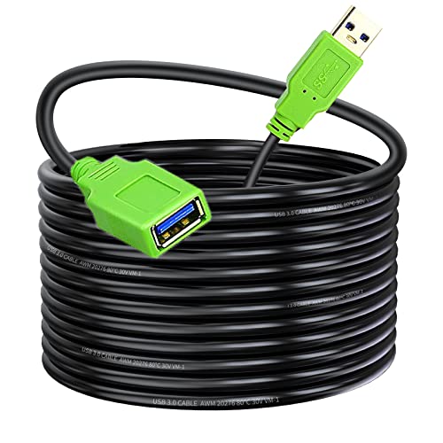 USB 3.0 Extension Cable 20ftUSB 3.0 Extension Cable - A-Male to A-Female for Printer,Playstation, Xbox,USB Flash Drive,Card Reader, Hard Drive, KeyboardCard Reader, Hard Drive,