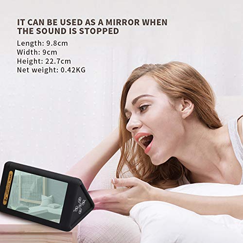 Bluetooth Speakers,Portable LED Colorful Wireless Bluetooth Speaker LED Light Visual Display Mode Powerful Sound Built-in Mic, AUX and Hands Free
