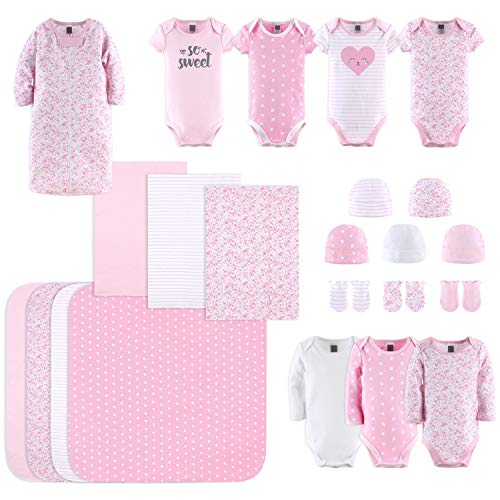 Layette Gift Set for Baby Girls | 23 Piece   Girl Clothes & Accessories Set | Fits   to 3 Months | Floral