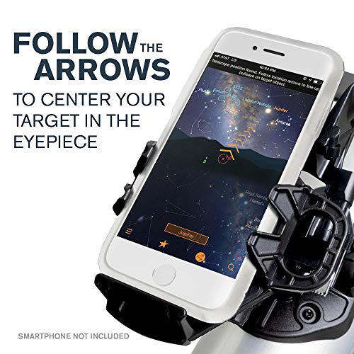 '- StarSense Explorer LT 114AZ Smartphone App-Enabled Telescope - Works with StarSense App to Help You Find Stars, Planets & More - 114mm Newtonian Reflector - iPhone/Android Compatible