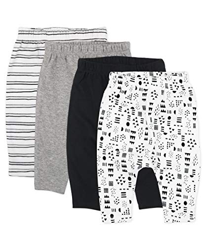 Infant  Cotton Cuff-Less Harem Pants Multi-Pack, 3-6 Months