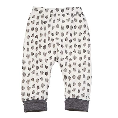 Baby Boys Polka Dot Jogger 3 Gray, 0-3 Months
