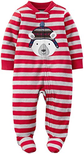 Carter s Baby Boy s One Piece - 3 Months - Red Polar Bear
