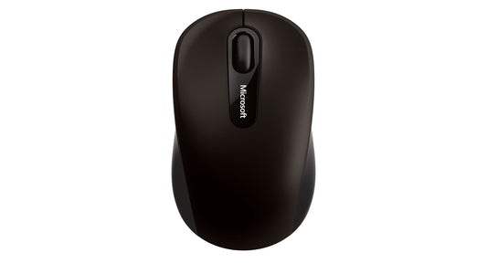 Bluetooth Mobile Mouse 3600 - Black. Comfortable Design, Right/Left Hand Use, 4-Way Scroll Wheel, Wireless Bluetooth Mouse for PC/Laptop/Desktop, Works with for Mac/Windows Computers