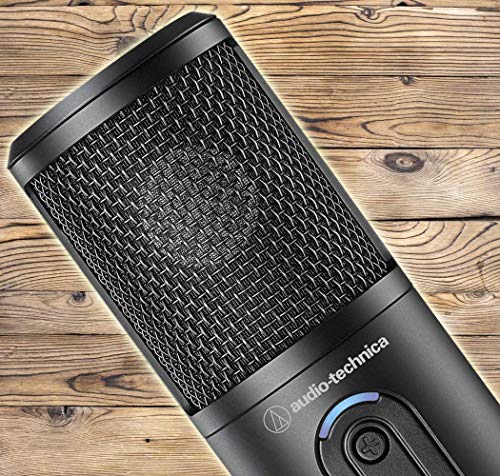 ATR2500x-USB Cardioid Condenser Microphone (ATR Series) for Windows and Mac Bundle with Blucoil 1080p USB Webcam, Boom Arm Plus Pop Filter, USB-A Mini Hub, and 3' USB Extension Cable