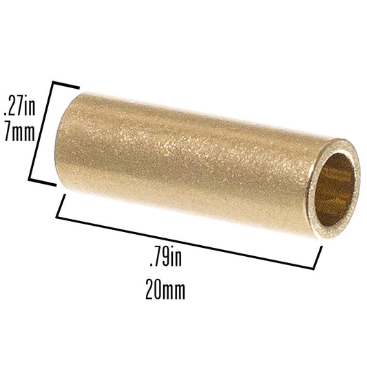 Premium Brass Craft Tubes 3/4-Inch Pack of 6