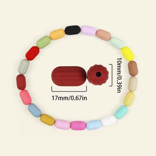 Colorful Silicone Beads for Jewelry and Crafts