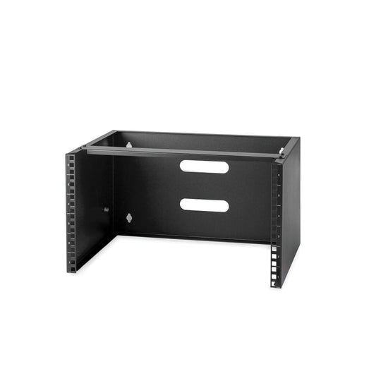 .com 6U Wall Mount Network Rack - 14 Inch Deep (Low Profile) - 19" Patch Panel Bracket for Shallow Server and IT Equipment, Network Switches - 44lbs/20kg Weight Capacity, Black (WALLMOUNT6)