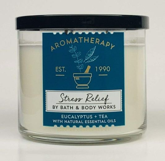 Stress Relief Aromatherapy Scented Candle in Eucalyptus  Tea 2019)