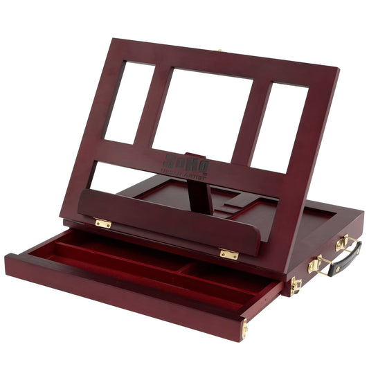 Wooden Drawing Easel Mahogany Finish 13.4x10.25x2