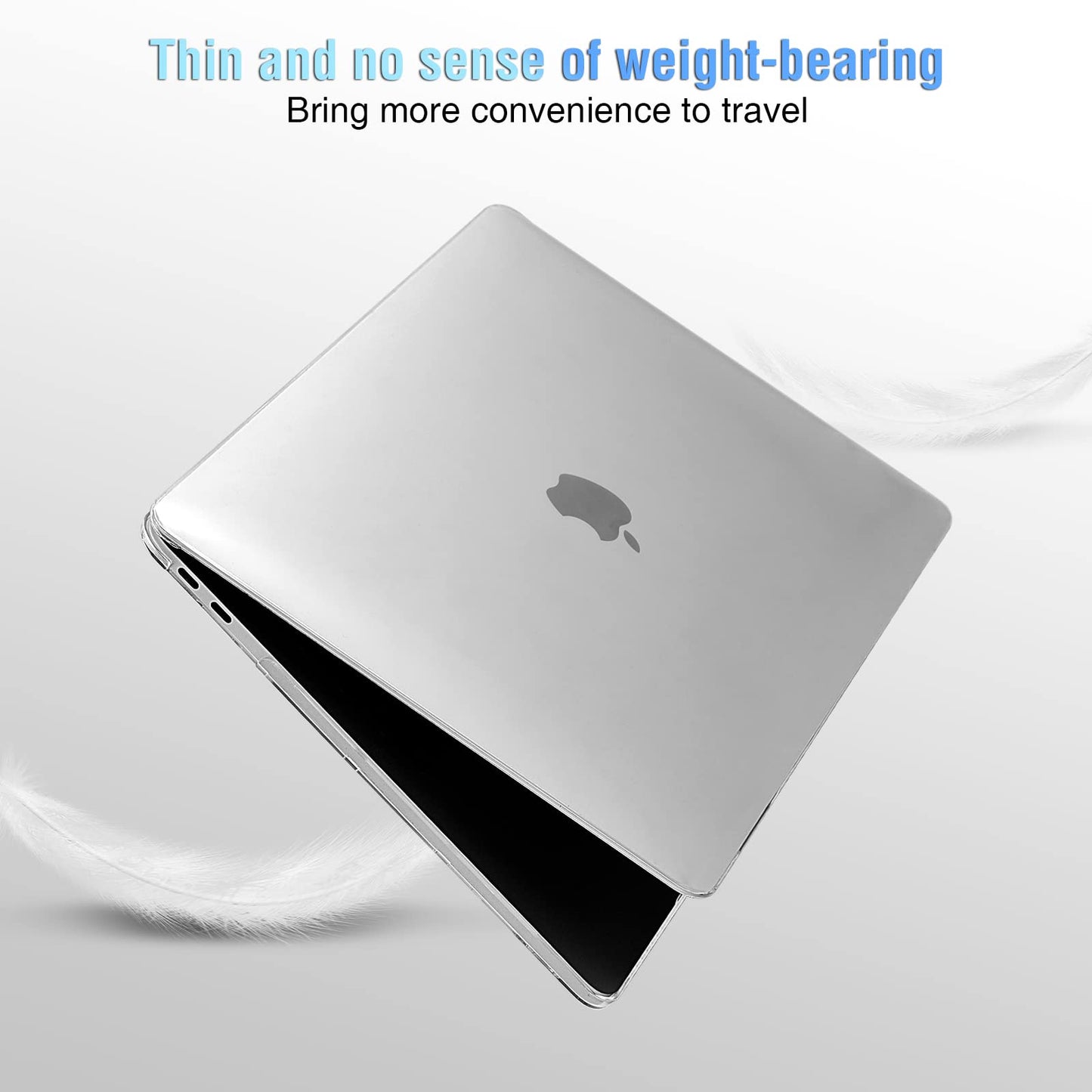 Compatible with 2022 M2 MacBook Pro 13 inch Case 2021 2020 Release M1 A2338 A2289 A2251 A2159 A1989 A1706 A1708 Protective Hard Case with Keyboard Cover, Screen Protector - Crystal Clear