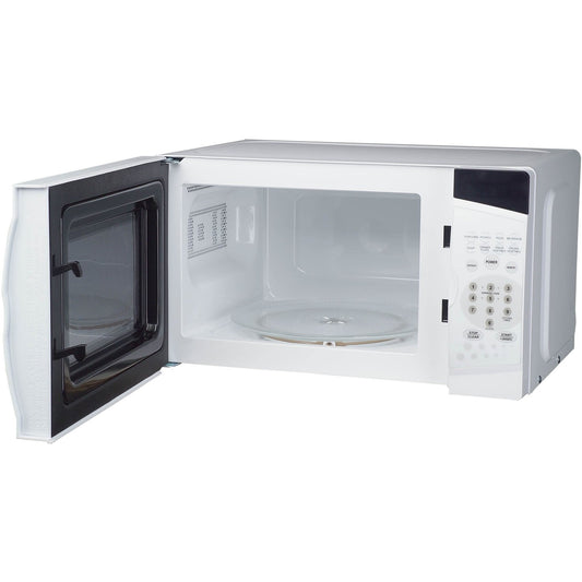 0.7 Cu. Ft. 700W Oven in White Countertop Microwave.7