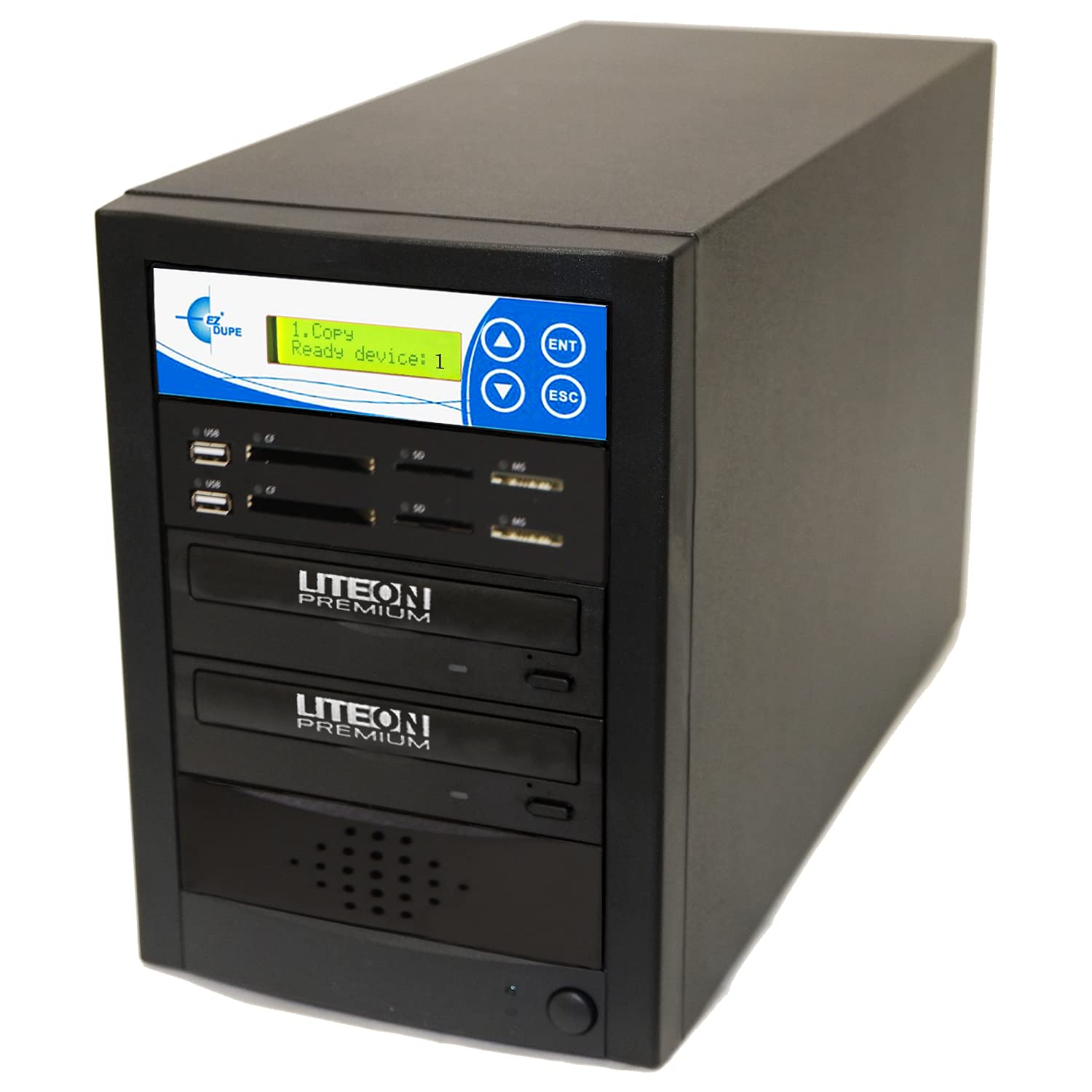 1 to 1 Media Mirror Plus Duplicator  Flash Media SD CF USB)  Disc DVD CD) to 1 Media  1 DVD CD Disc Backup Copier M1001-SSP