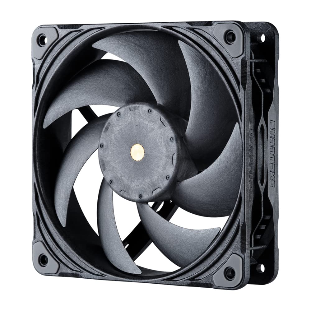 (PH-F120T30_BG_3P) T30-120 Fan Triple-Pack, Premium high-Performance Fan, Excellent Sound Quality, 4-pin PWM, Multiple Fan RPM Modes, Black/Grey