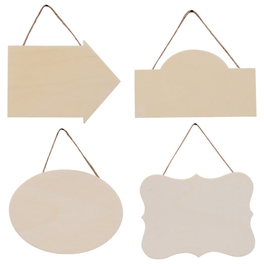 Crafter's Square DIY Wood Plaques (Pack of 24)