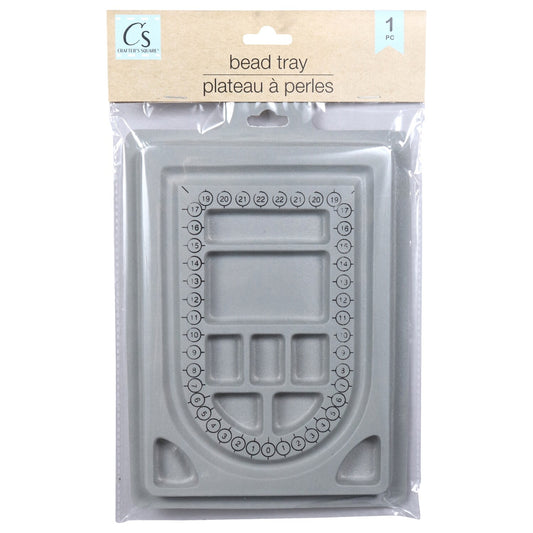 Crafter's Square Bead Tray, 10 x 7 in. (Pack of 4)
