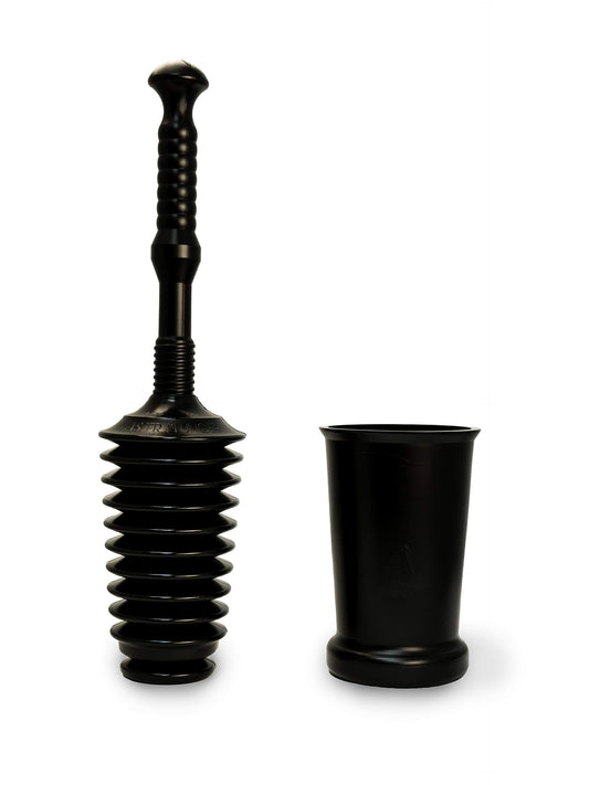 MP500-3TB Heavy Duty Bathroom Tet Kit with Tall Bucket. Equipped with Air Release Valve, Black