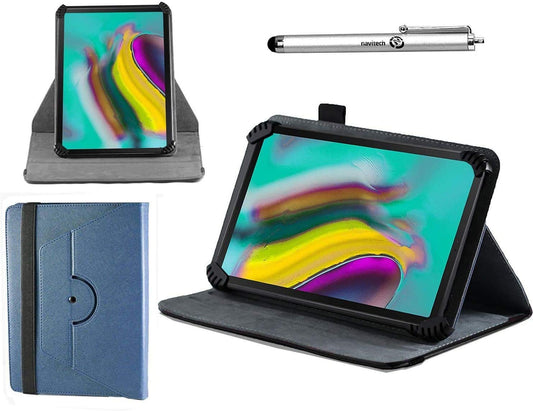 Blue Faux Leather Case Cover with Stand Compatible with TheLenovo Tab 2 A10-70F 10.1-Inch Tablet