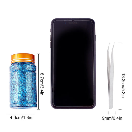 Golden Flair Gilding Flakes Set with Tweezers