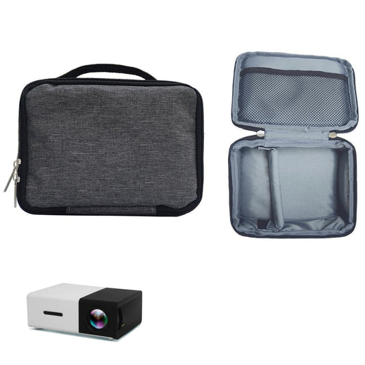 Projector Case,Carrying Bag for Mini Projector,Projector Storage Bag with Handle,Travel Portable Projector Carrying Bag,Projector Accessories Storage Case,for YG300,YG320,YG200,T20 Projector(Grey)