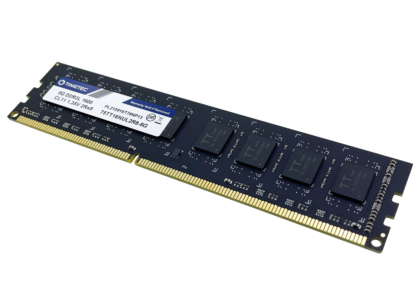16GB KIT(2x8GB) DDR3L / DDR3 1600MHz (DDR3L-1600) PC3L-12800 / PC3-12800 Non-ECC Unbuffered 1.35V/1.5V CL11 2Rx8 Dual Rank 240 Pin UDIMM Desktop PC Computer Memory RAM(SDRAM) Module Upgrade