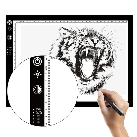 A4 LED Tracing Light Box with 3 Brightness Modes