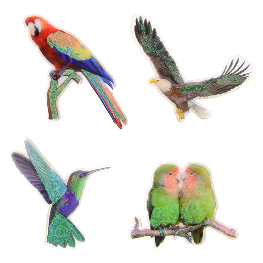 Crafter's Square Bird Stickers, 4-ct. Packs (Pack of 36)
