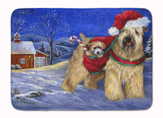 PPP3275RUG Wheaten Terrier Bath Mat Machine Washable Anti-Fatigue Memory Foam Kitchen Rug, 19 X 27, Multicolor