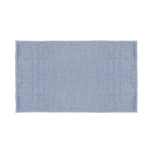 1000-GSM Hotel Bamboo-Cotton, Bath Mat 20X34, Allure Blue, Bath Rug