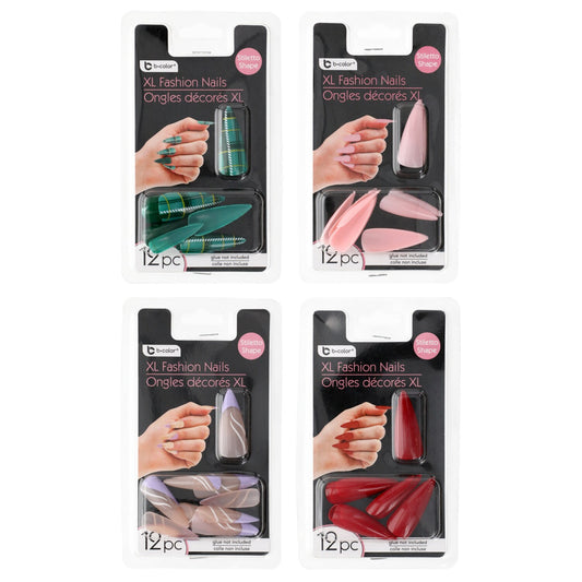 b-color Silleto Nails, 12-ct. Packs (Pack of 36)