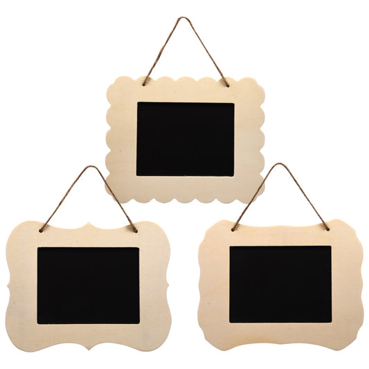 Crafter's Square Wooden Chalk Boards, 7.625x5.875 in. (Pack of 24)