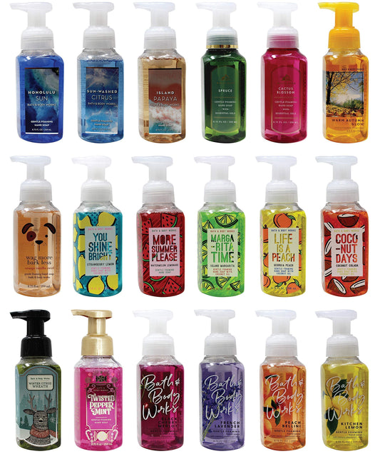 Assorted 5 Pack tle Foaming Hand Soap