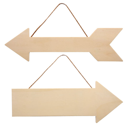 Crafter's Square Wooden Arrows, 12.375x4.75 in. (Pack of 24)