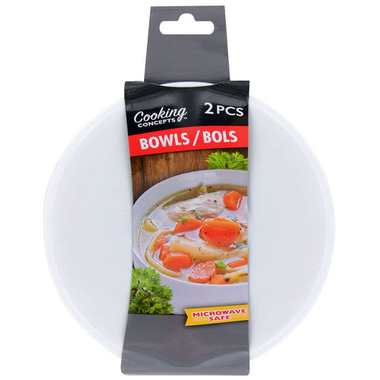 Cooking Concepts Round Microwavable Bowls, 2-ct. Packs (Pack of 24)
