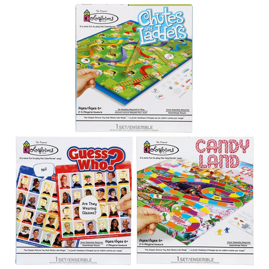 Colorforms Board Games (Pack of 20)