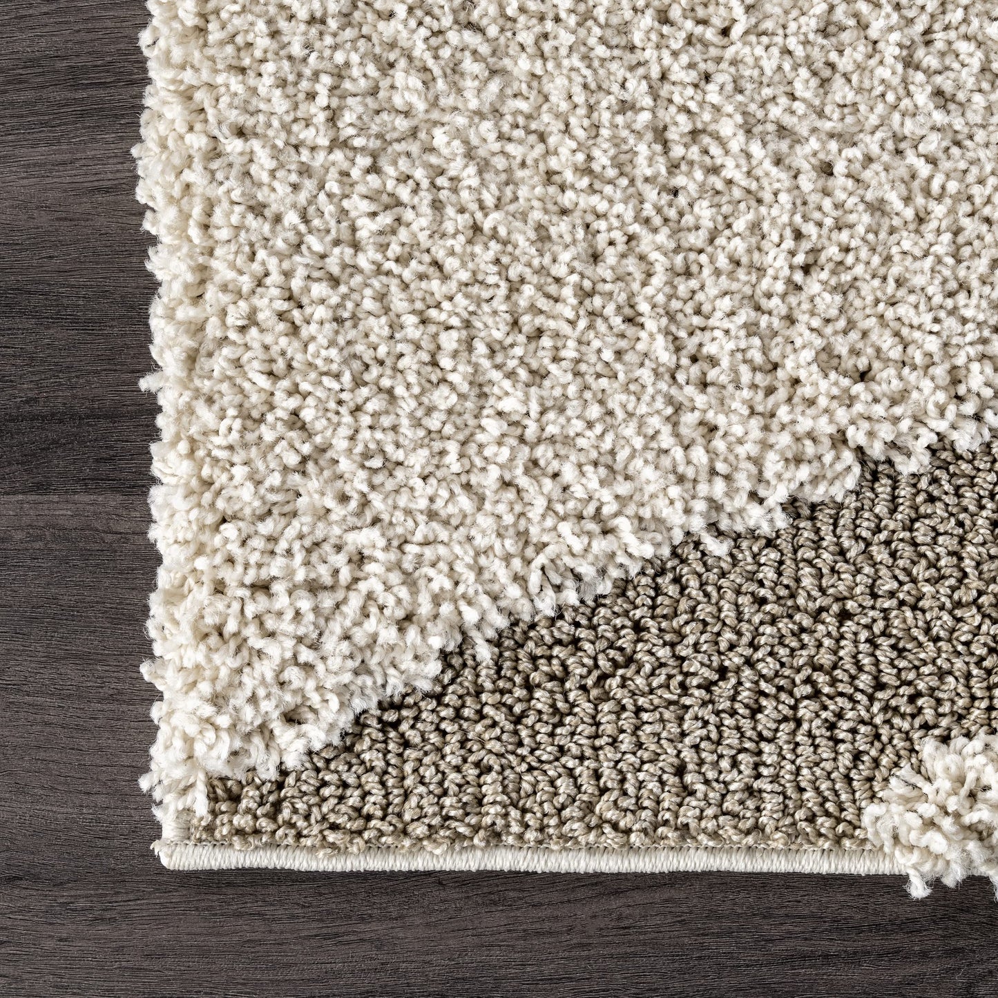 Carolyn Cozy Soft Plush Shag Runner Rug, 2 ft 6 in x 6 ft, Cream
