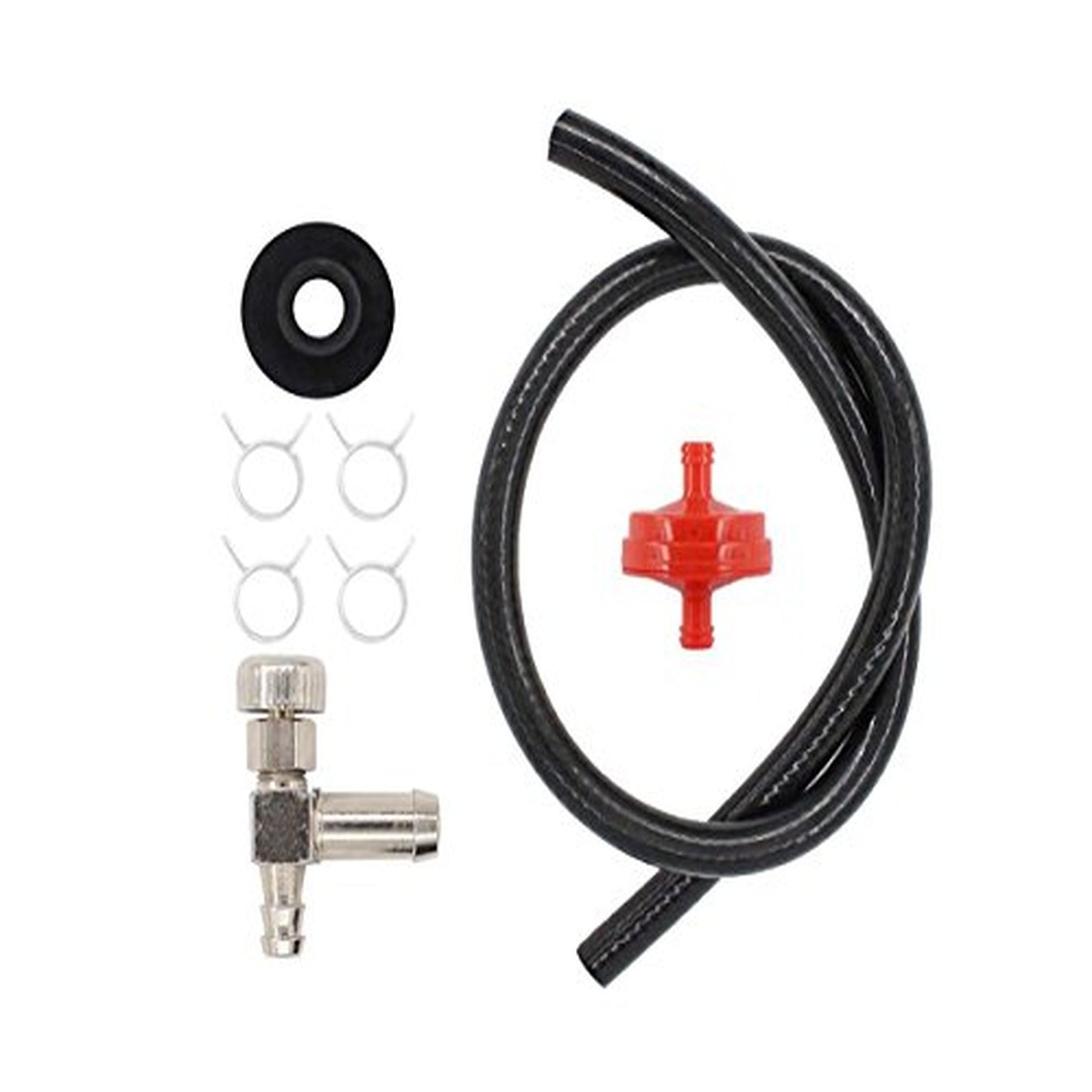 Generator Fuel Hose Filter and Shut-Off Valve Kit for Power Equipment
