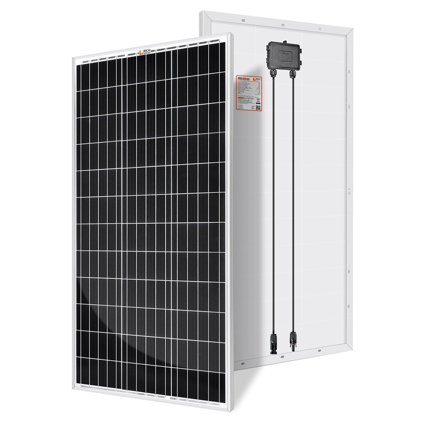 High Efficiency 100 Watt 12 Volt Solar Panel for RV and Off-Grid Charging