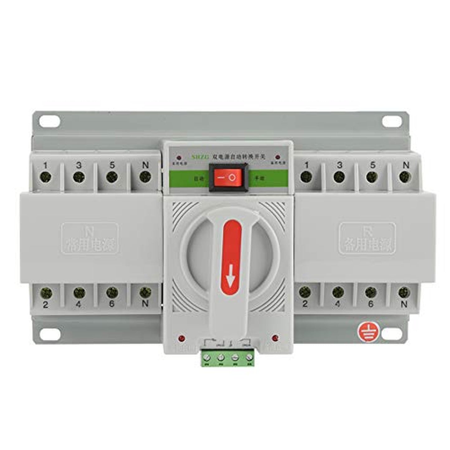 Smart 220V 63A Automatic Dual Circuit Breaker for Enhanced Safety