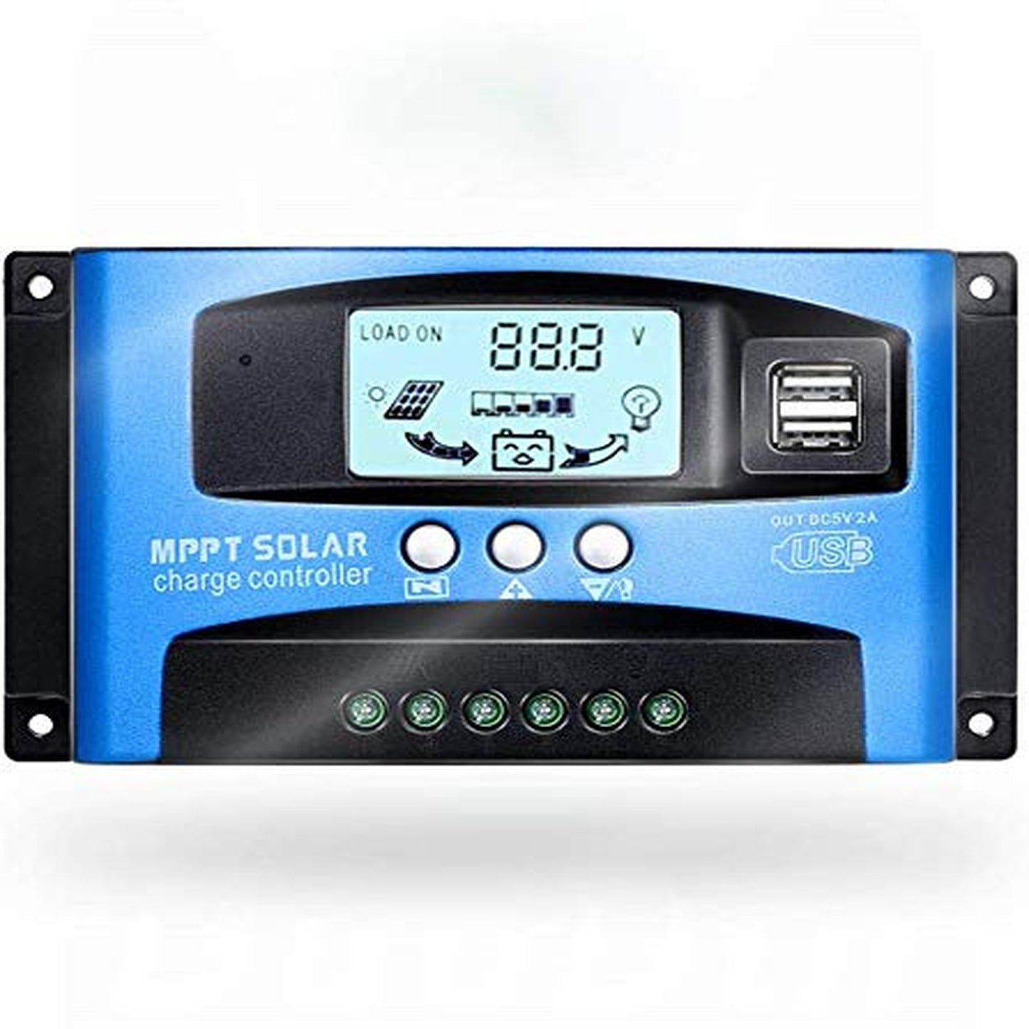 Smart Solar Charge Controller 40AMP with LCD Display and Dual USB Ports