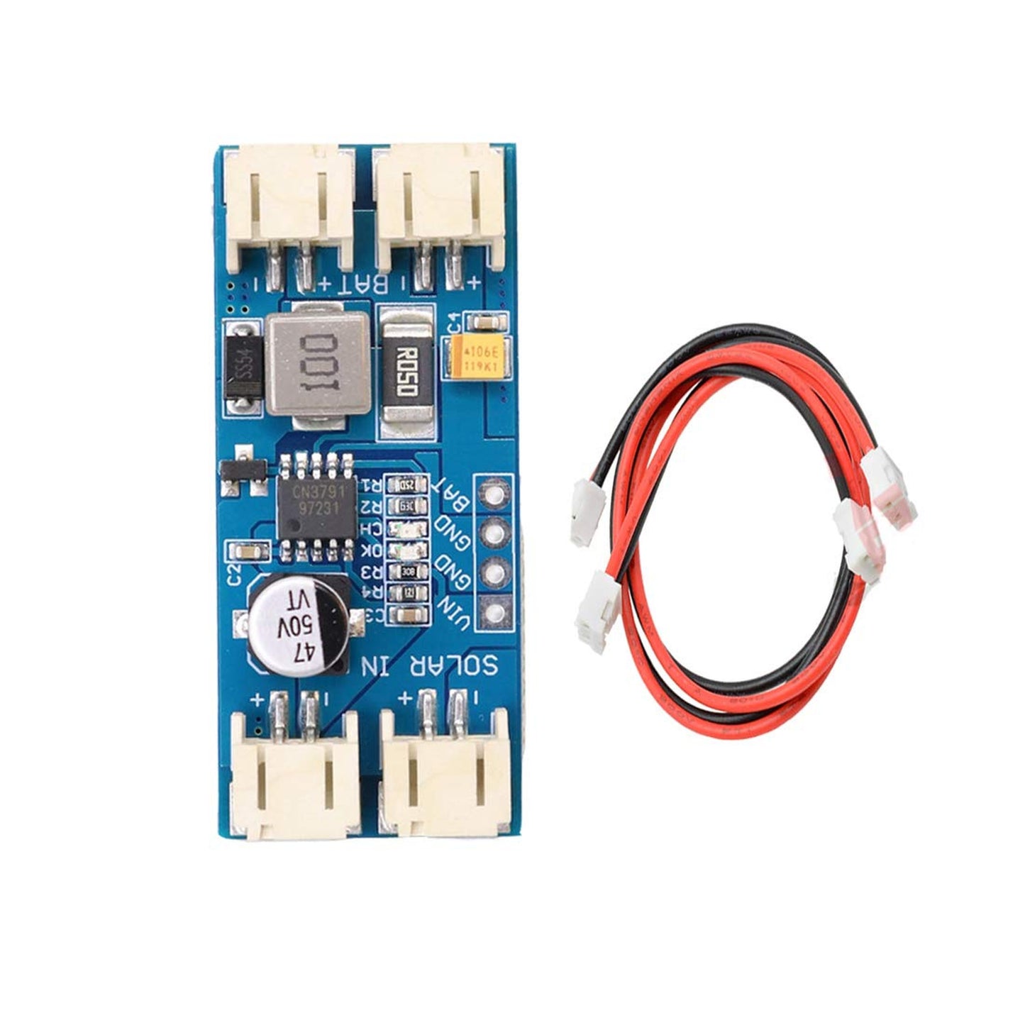 Smart MPPT Solar Charge Controller for 12V LiPo Battery with Auto Recharge