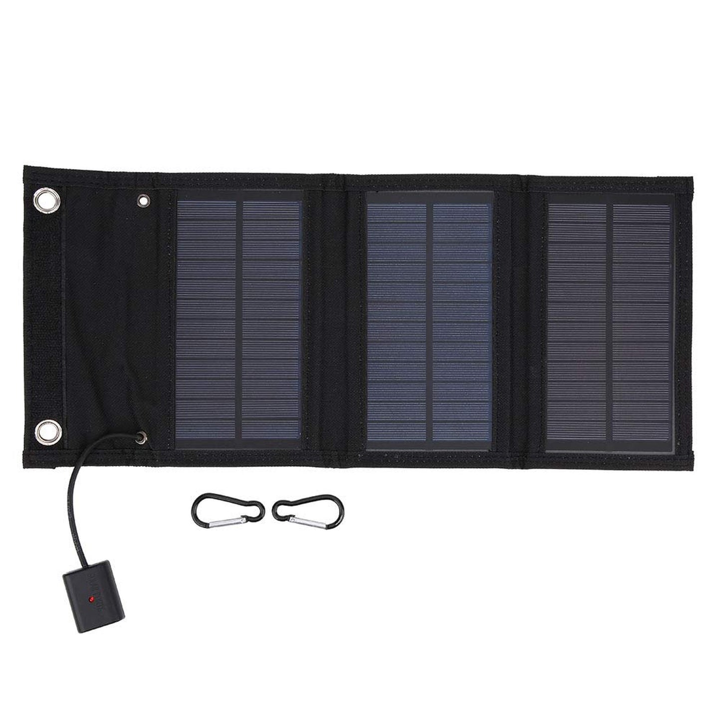 15W Foldable Waterproof Solar Charger for Outdoor Devices and Batteries