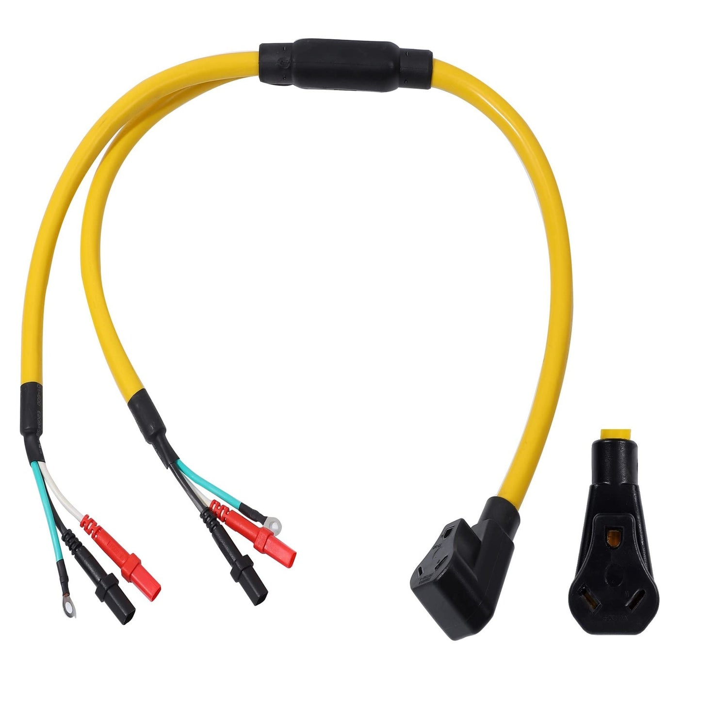 30Amp Generator Inverter Parallel Cord Kit with Square Plug and Y Combiner