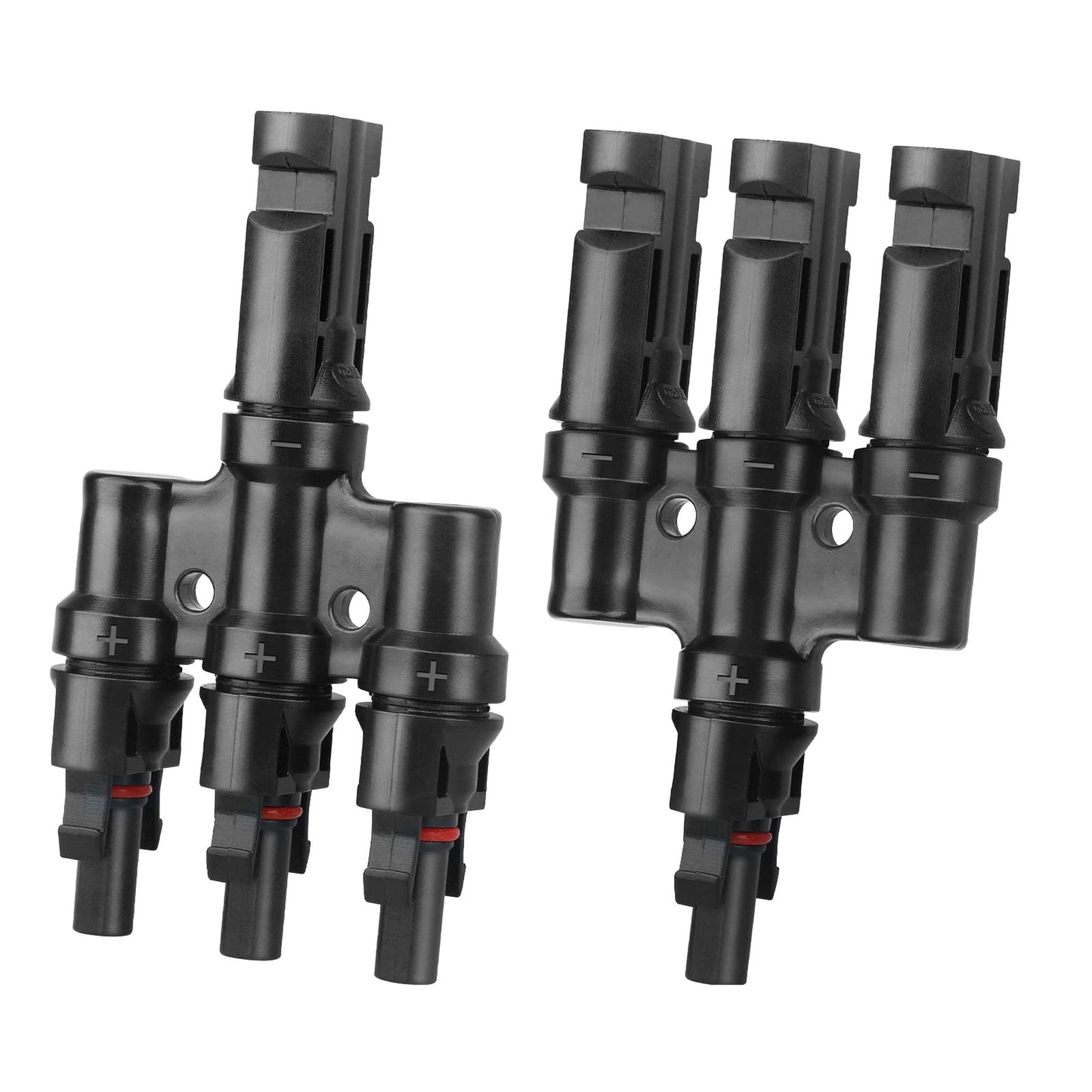 Solar Panel T Branch Connectors Waterproof Cable Splitter for Parallel Use