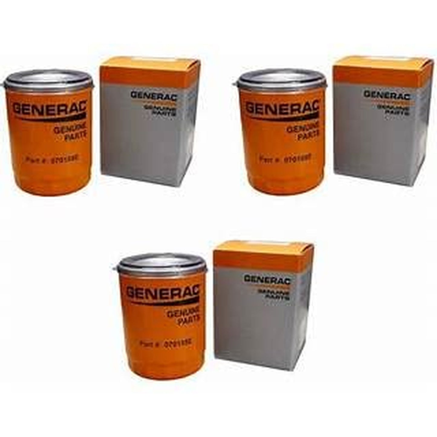 Generator Oil Filter Set for Air-Cooled Generators Compatible with Generac