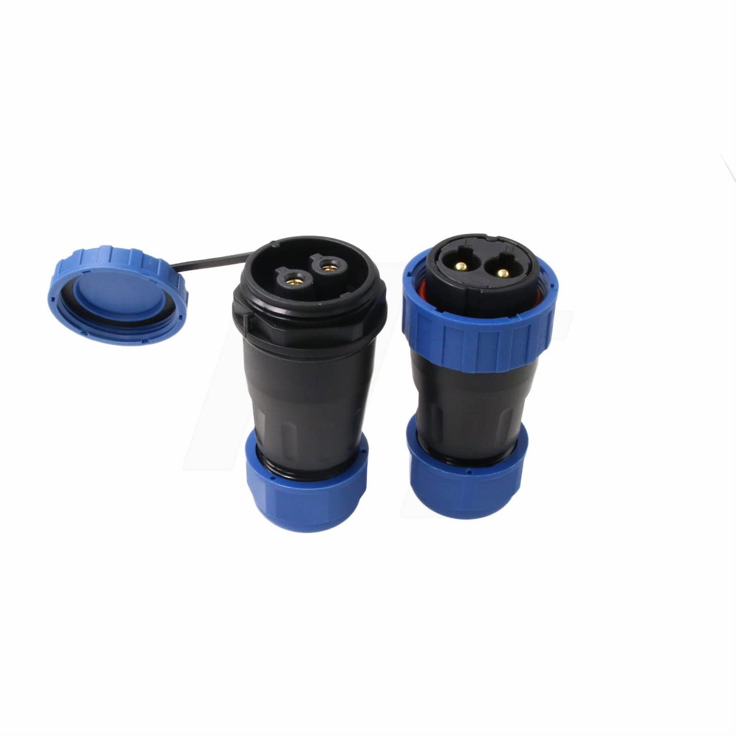 Aviation Grade Waterproof 2 Pin Bulkhead Connector for Power Devices