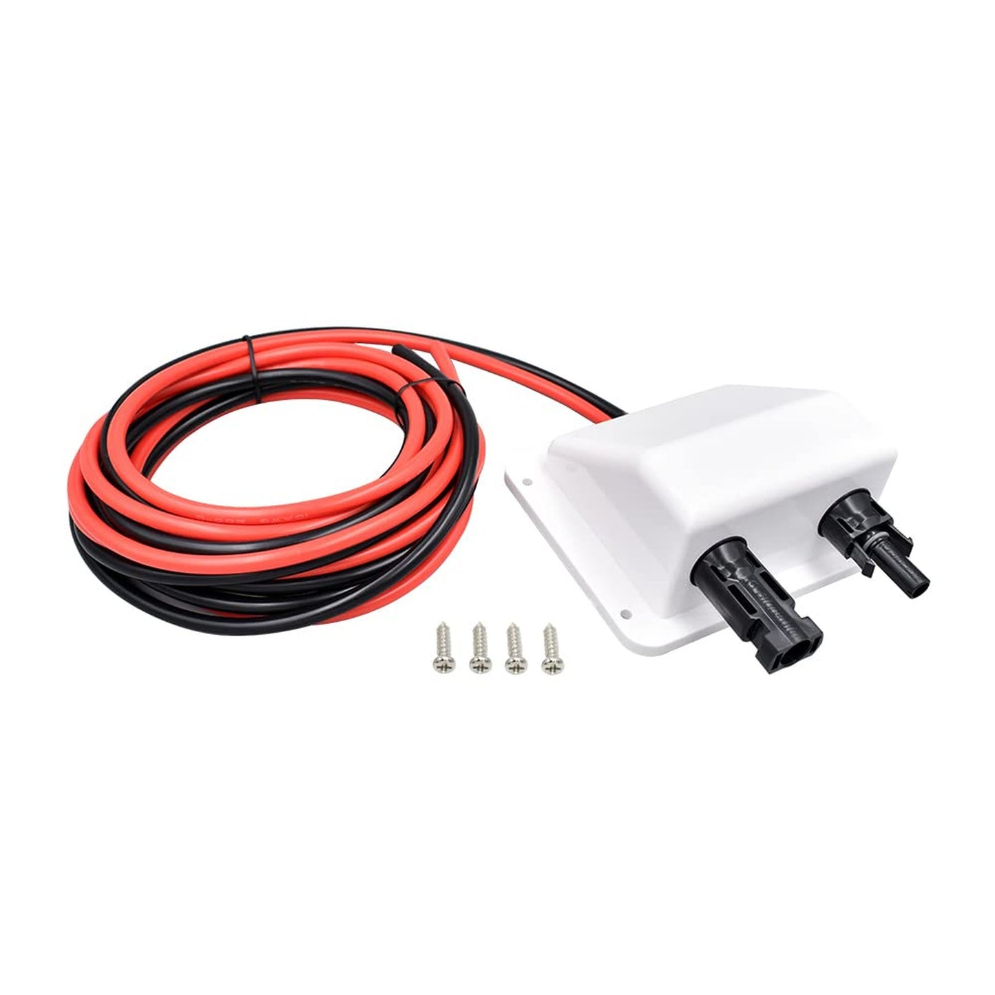 Waterproof Dual Cable Entry Gland with 10Ft UV Resistant Housing for RVs and Boats